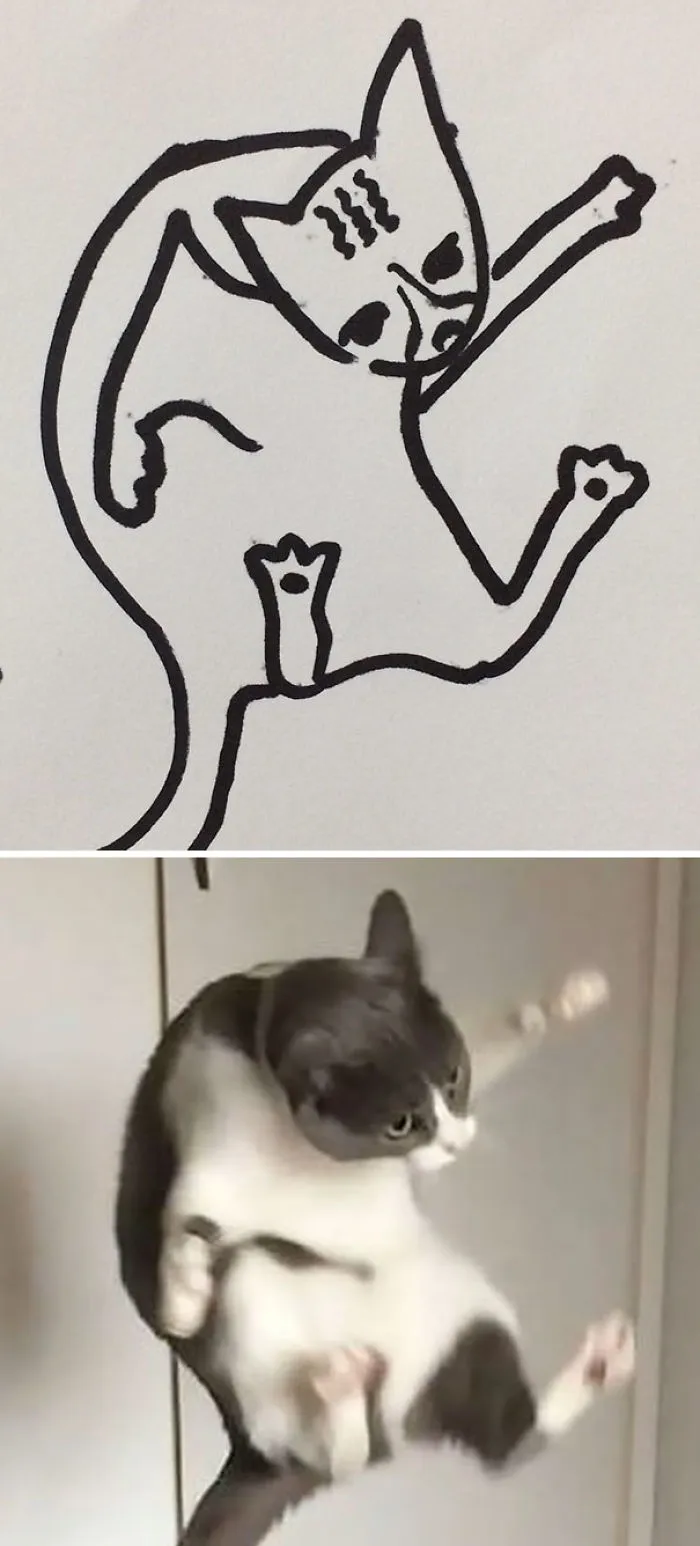 When Your Teacher Keeps Saying You Can't Draw Cats, But Your Paintings Are Photorealistic