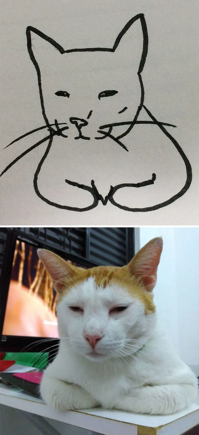 When Your Teacher Keeps Saying You Can't Draw Cats, But Your Paintings Are Photorealistic