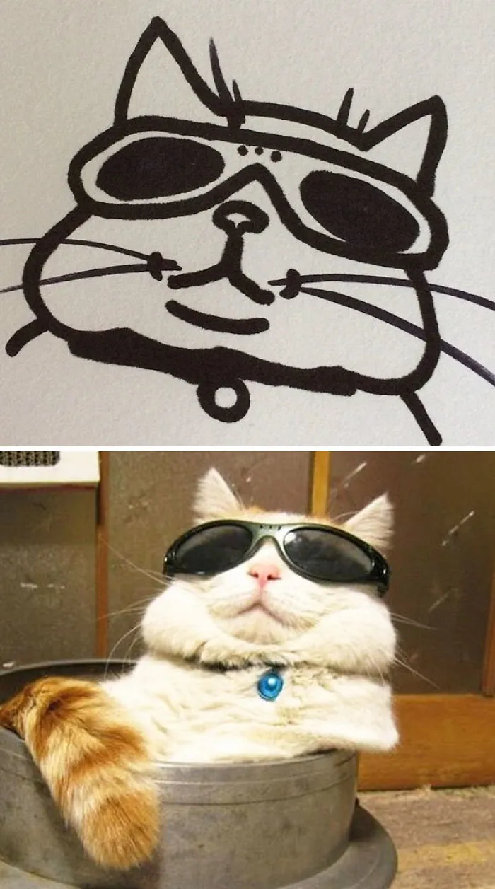 When Your Teacher Keeps Saying You Can't Draw Cats, But Your Paintings Are Photorealistic