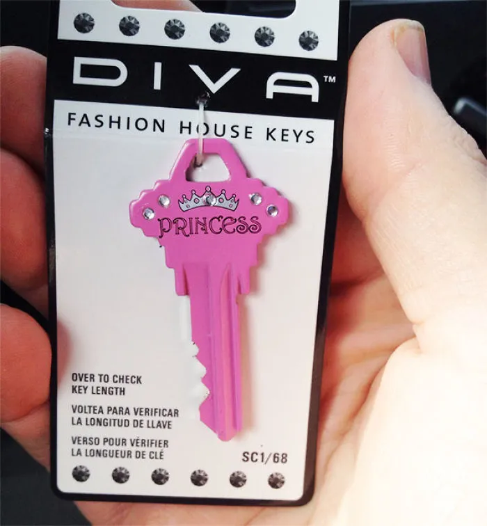 Just Got This Key Cut For My 6'6", 250 Pound, Black Male Roommate