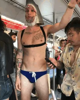 Just A Regular Shark Ridin' The Subway