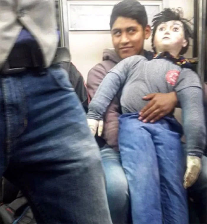 He Didn't Come Right Out And Say It But This Doll's Face Is Screaming "I Need An Adult!"