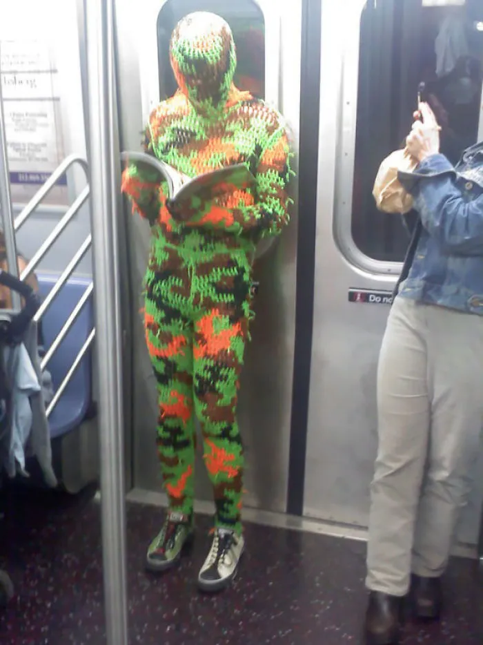 Saw This In The NYC Subway On My Way To Work