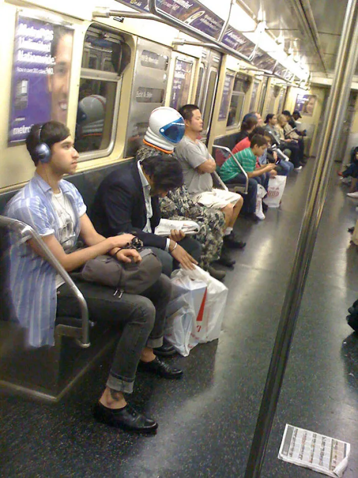 Which One Of These People Woke Up Today And Said 'I'm Not Catching A Disease On The Subway'