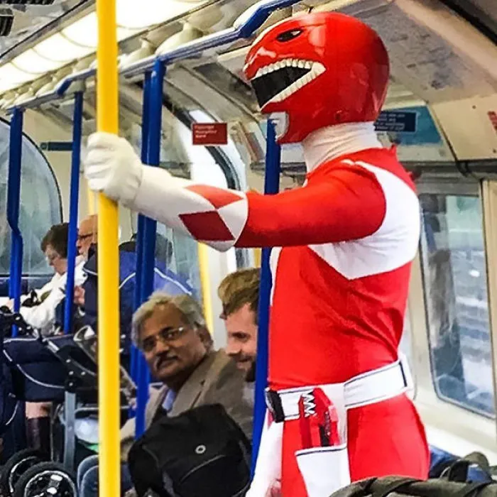 Power Rangers Don't Hog The Pole