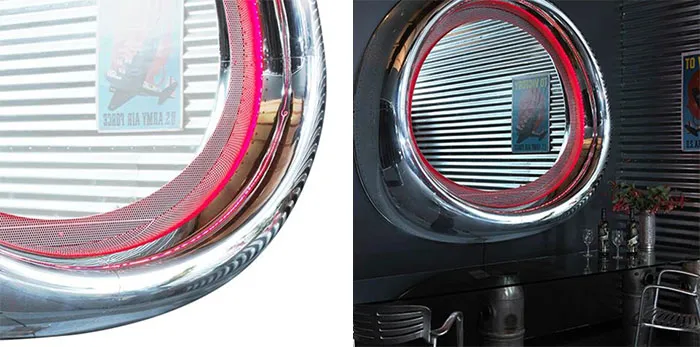 737 Engine Cowling Mirror