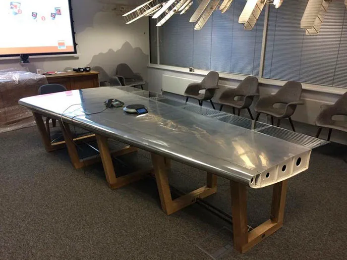 Aircraft Wing Conference Table