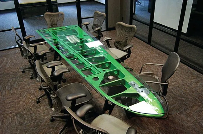 Furniture Made From Old Airplane Parts