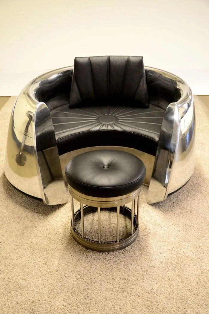 Furniture Made From Airplane Parts