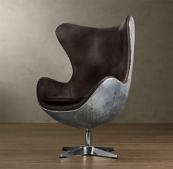 Chair Made From Old Airplane Parts