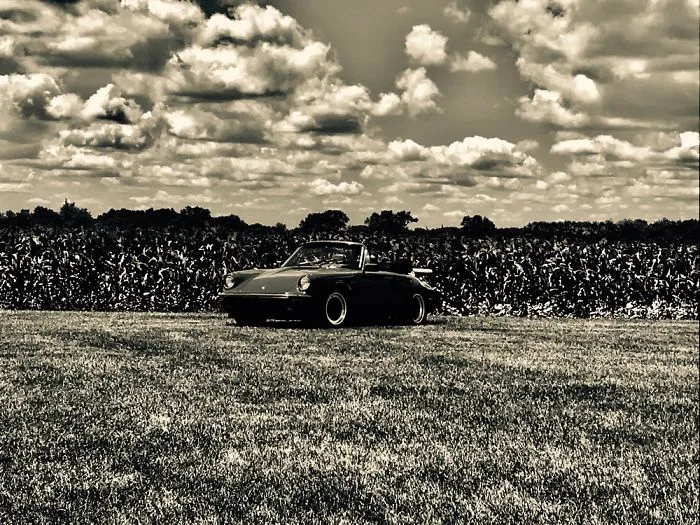 Car In The Corn Field