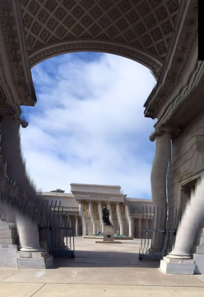 "the Palace Of The Legion Of Honor".  San Francisco.  Roguepano.