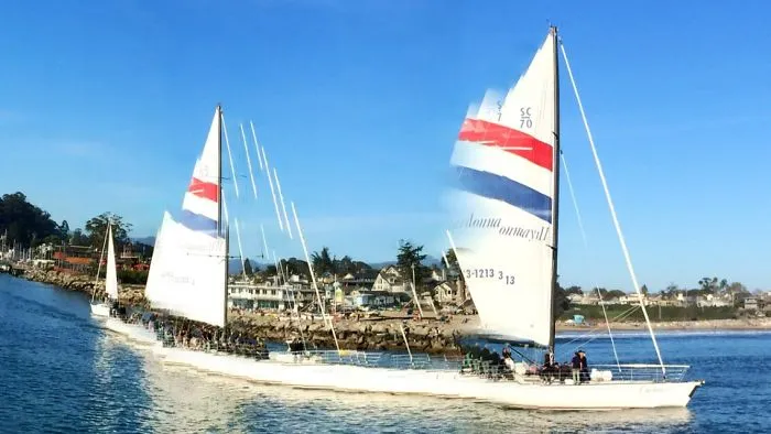 "experimental Yacht", Santa Cruz Yacht Harbor.  #roguepano In Fb & Insta.
