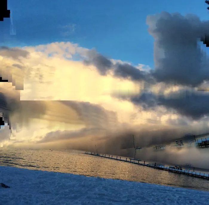 "south Lake Tahoe Sunset".  Roguepano.  Making Brush- Strokes In The Air With My Iphone.