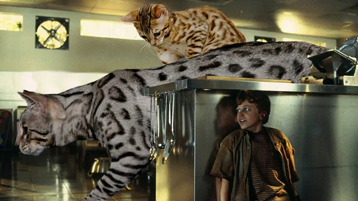 Someone Replaced Jurassic Park Dinosaurs With Cats, And It's Hilarious