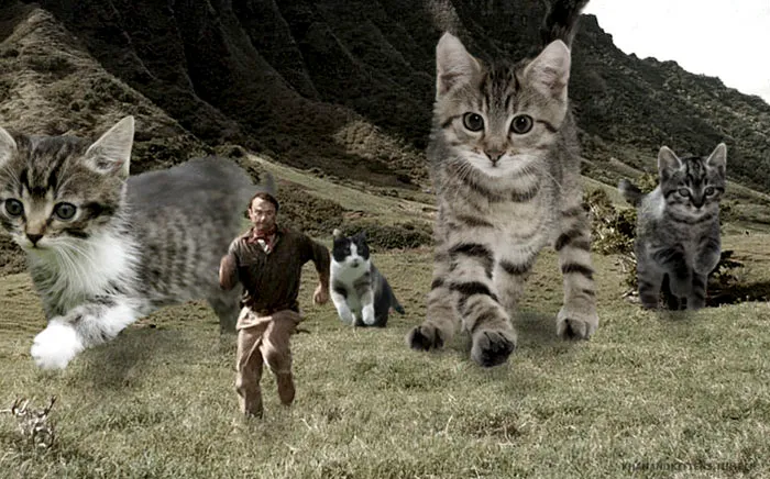 Someone Replaced Jurassic Park Dinosaurs With Cats, And It's Hilarious