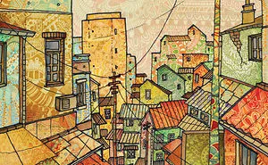 Hand-Drawn Illustration Filled With Patterns