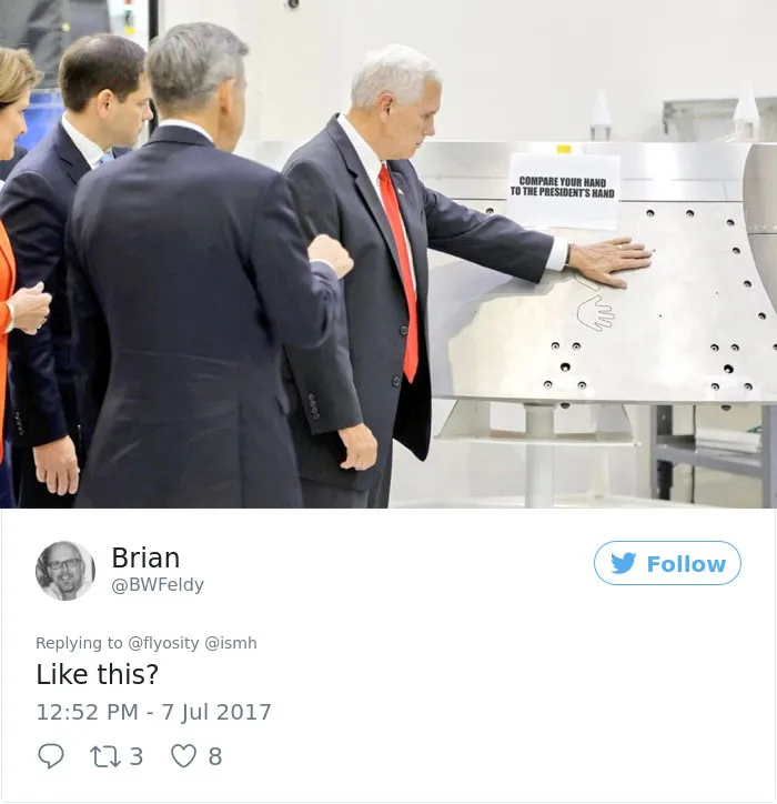 Mike Pence Ignores NASA’s ‘Do Not Touch’ Sign, And The Internet's Response Is Merciless