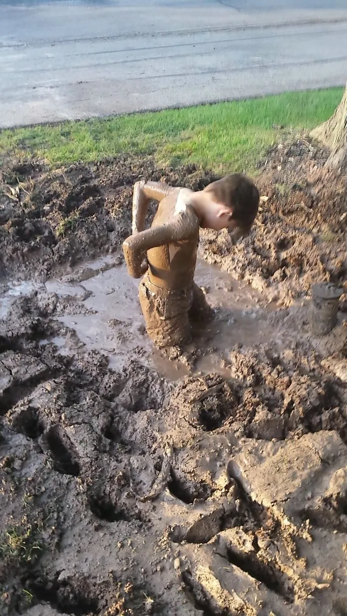He Was Only Playing Outside Nicely