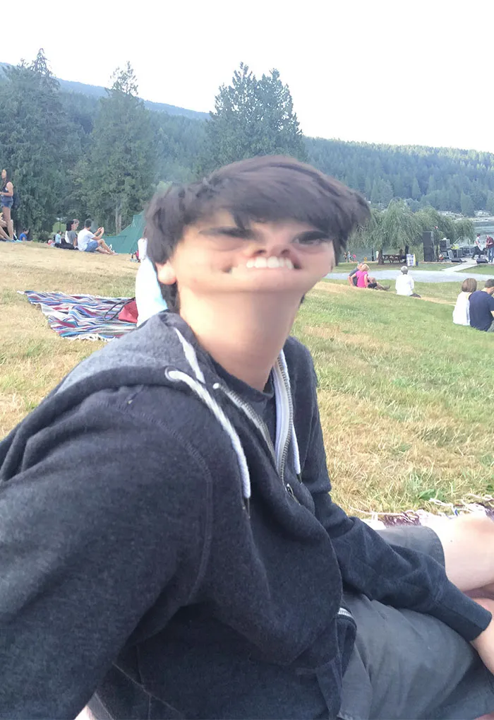 My Brother And I Were Messing Around With The Panorama Function On My Phone