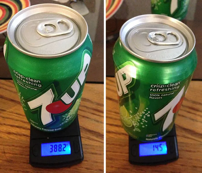 I Bought A Case Of 7-Up Last Night, And One Of The Cans Was Completely Sealed, But Only Filled With Air