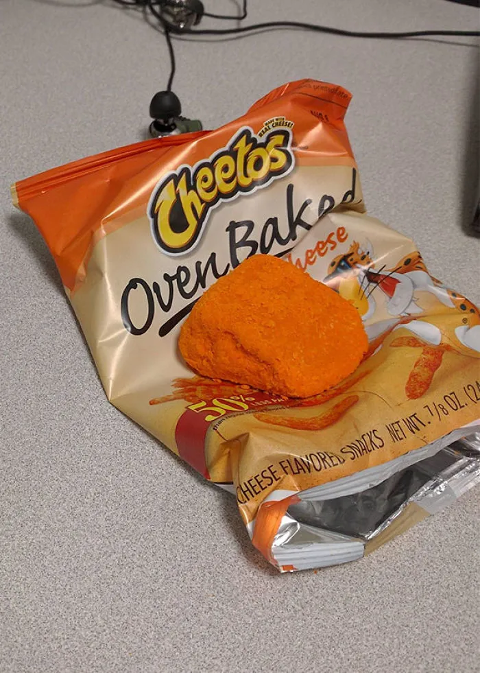 I Got A Massive Brick Of Cheese Flavoring Instead Of Cheetos
