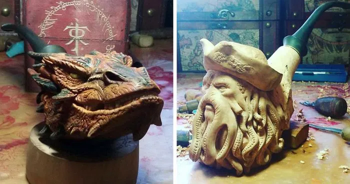 When A Sculptor Makes Pipes