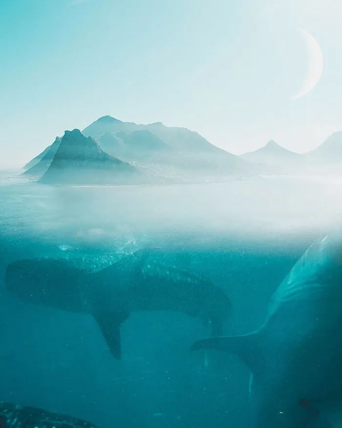 I'm A 16-Year-Old Artist Creating Blue Digital Artworks That Will Relax You