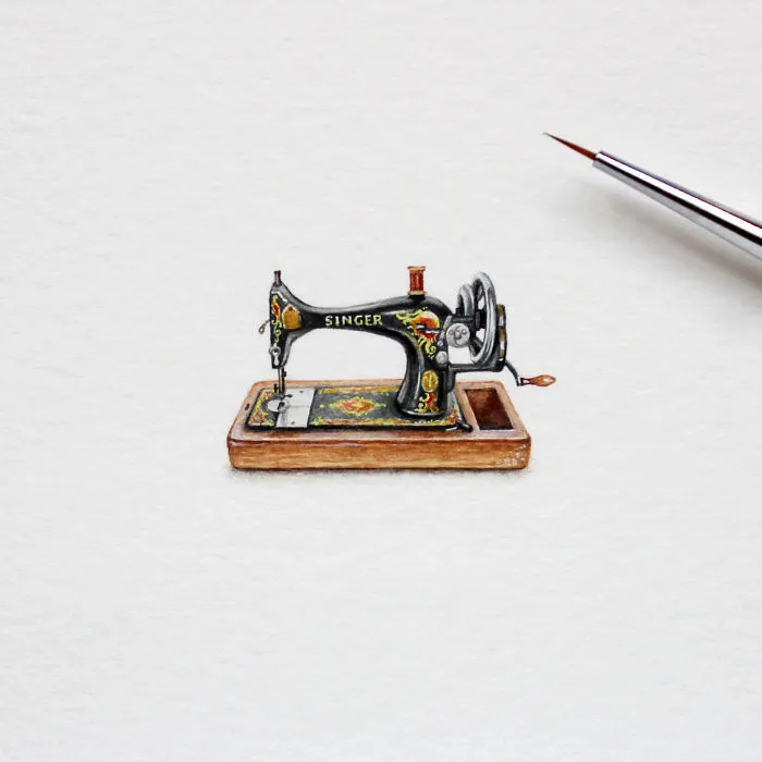 I Started Drawing Miniature Paintings Because I Did Not Have Time For Bigger Drawings And Now It's My Passion