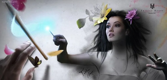 Brazilian Artist Creates Digital Paintings That Leap Off The Page