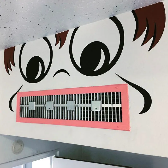 Hay un artista callejero genial suelto por Nueva York, esperamos que no le pillen
