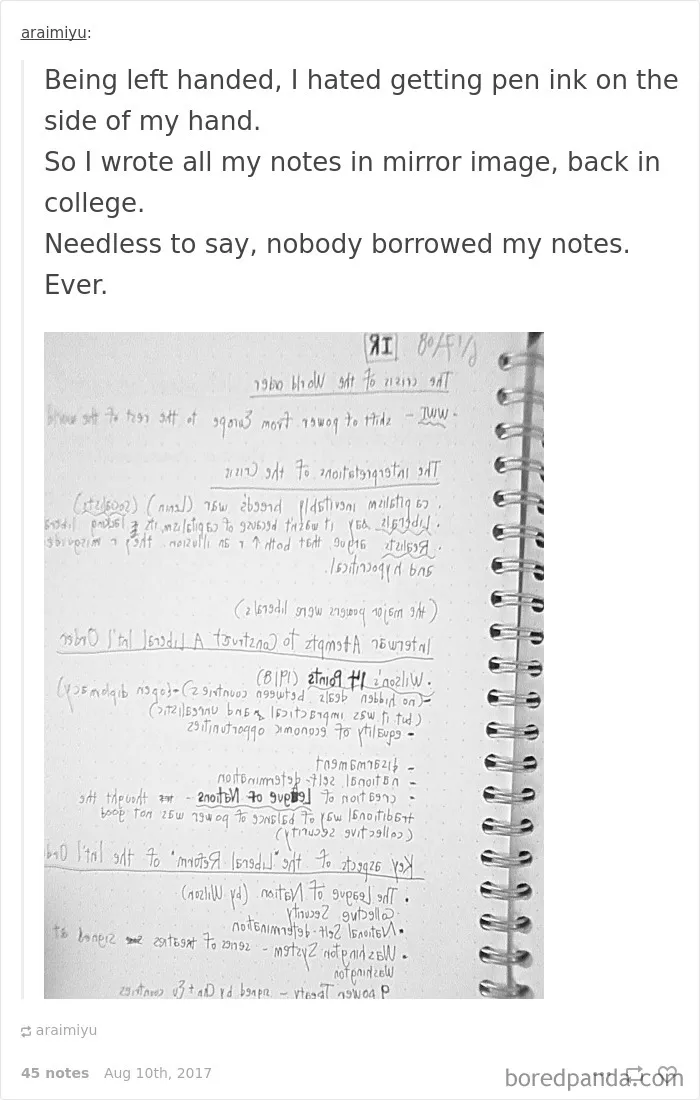 40 Pics That Reveal The Horrors Of Being Left-Handed