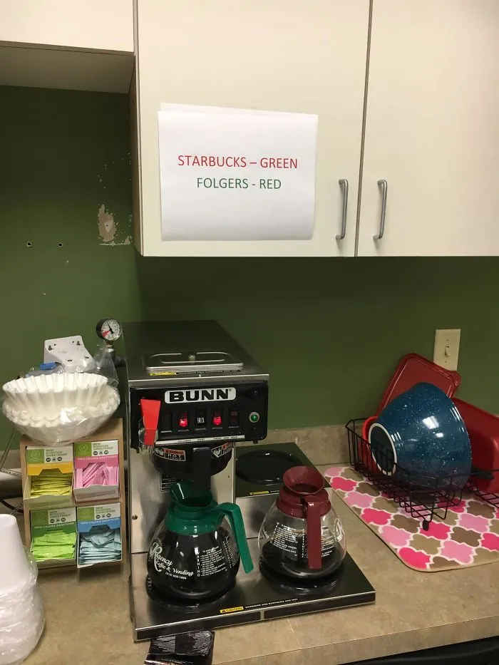 Don't Get The Coffee Pots Mixed Up