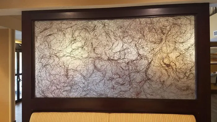 This Hotel Mural In The Breakfast Area