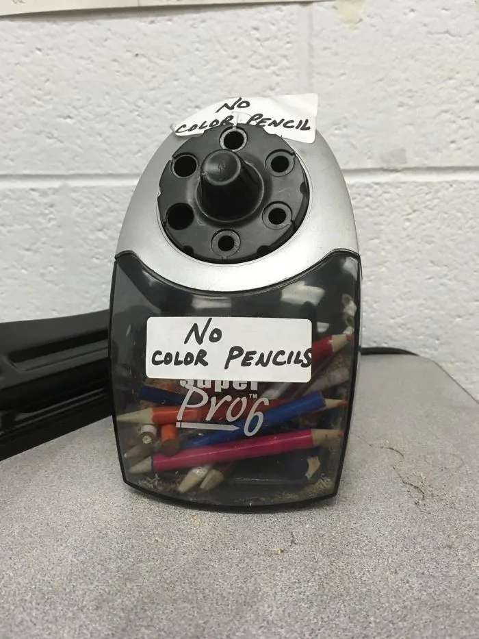 Going The Extra Mile And Actually Putting Them In The Sharpener