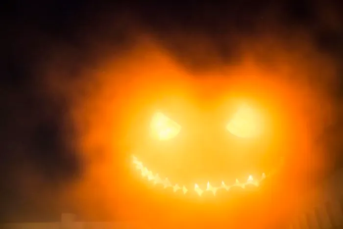 I Took This Long Exposure Shot Of A Pumpkin As My Lense Unknowingly Fogged Up