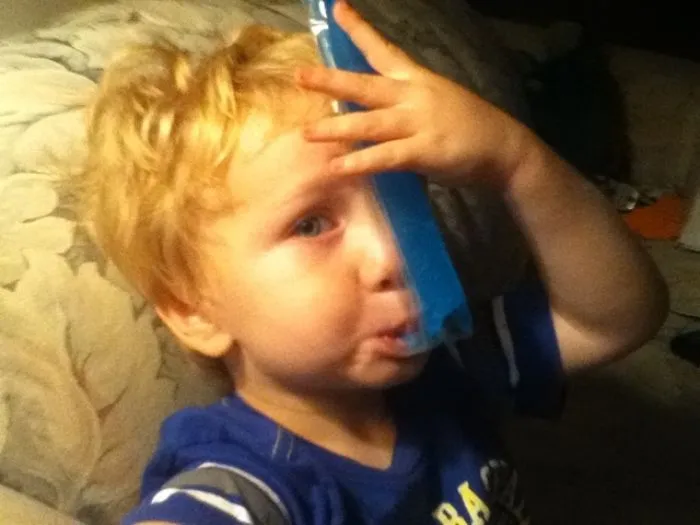 My Youngest Brother Was Compaining All Day That He Was Too Hot. He Asked Me For A Freezee Pop. He's A Genius