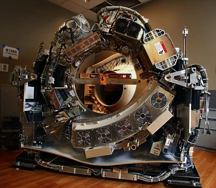 Have You Ever Wondered What A CT Scanner Looks Like Without The Cover On It