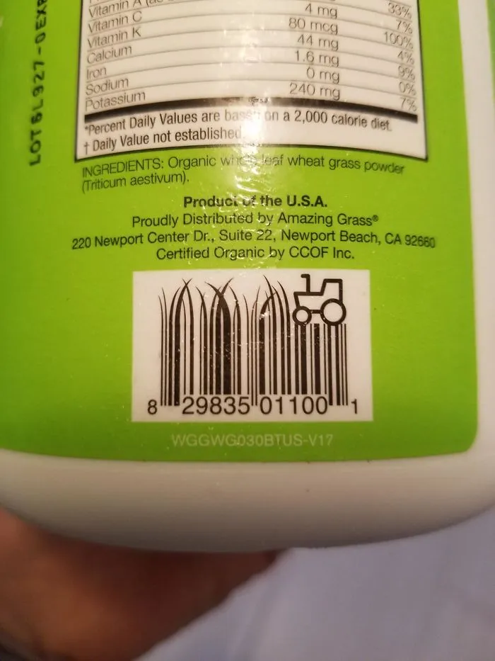 Organic Wheatgrass