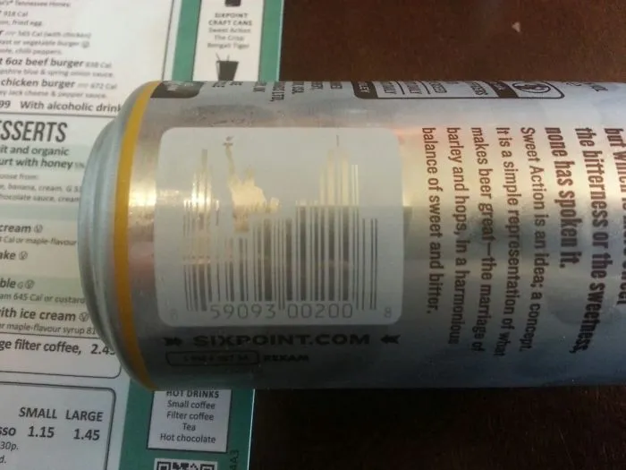 Check Out The Barcode On My Beer