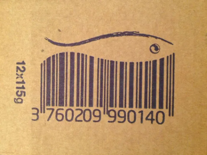 Barcode On A Box Of Sardines