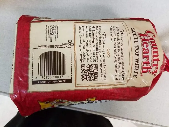 Bread With A Bread Shape Barcode