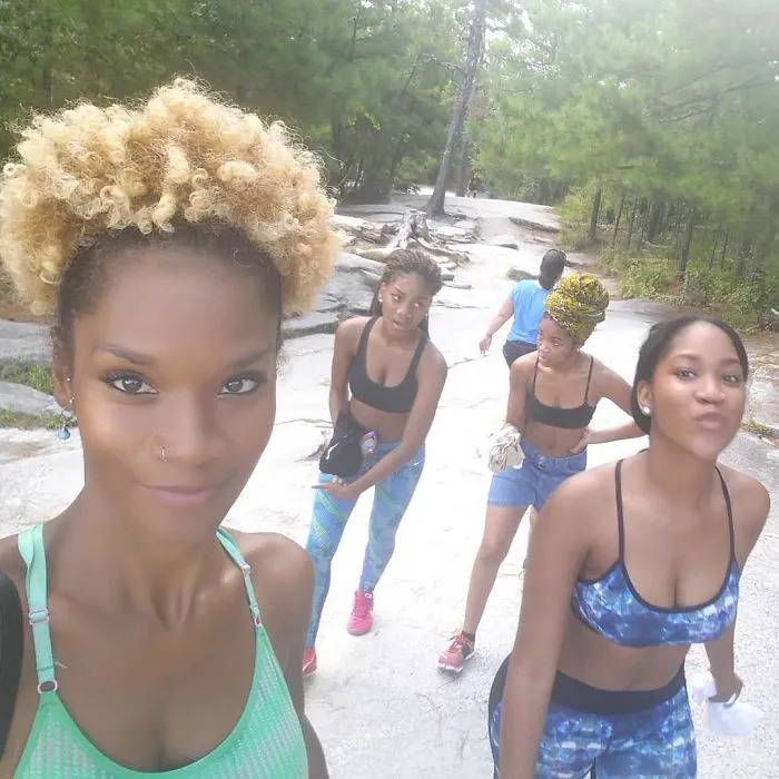 Fitness Trainer Maat Petrova With Her Daughters