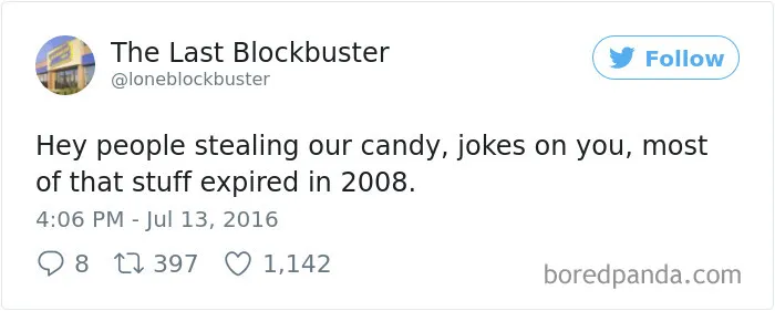 The Last Blockbuster Is Alive, And Here's 189 Of Their Funniest Tweets