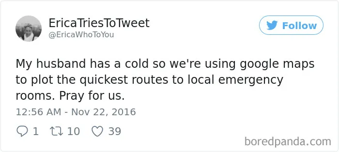 45 Hilarious Posts About Husbands Who Catch A Cold And Think They're Dying