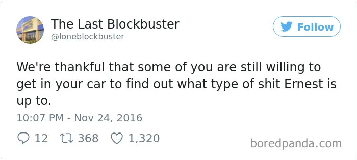 The Last Blockbuster Is Alive, And Here's 189 Of Their Funniest Tweets