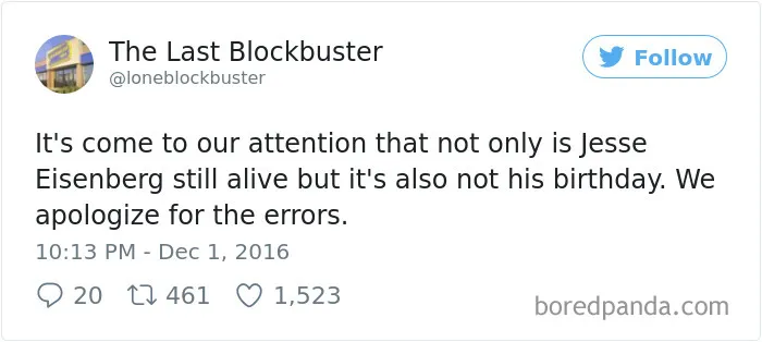 The Last Blockbuster Is Alive, And Here's 189 Of Their Funniest Tweets