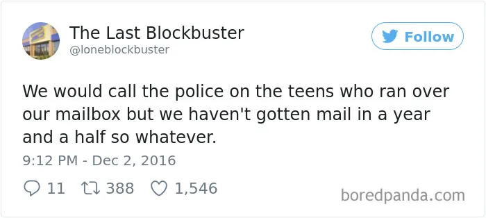 The Last Blockbuster Is Alive, And Here's 189 Of Their Funniest Tweets