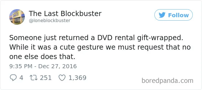 The Last Blockbuster Is Alive, And Here's 189 Of Their Funniest Tweets