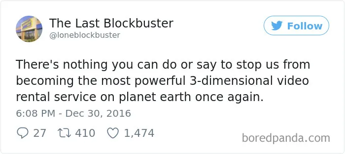 The Last Blockbuster Is Alive, And Here's 189 Of Their Funniest Tweets
